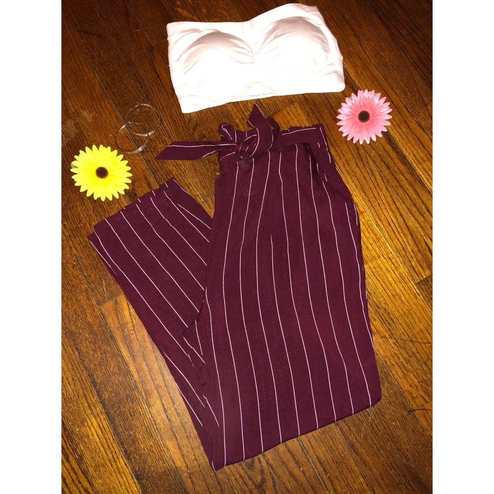 Beautiful maroon dress pants